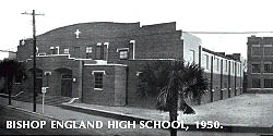 Bishop England H.S., photo taken in 1950