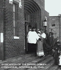 Bishop England's gymnasium dedication